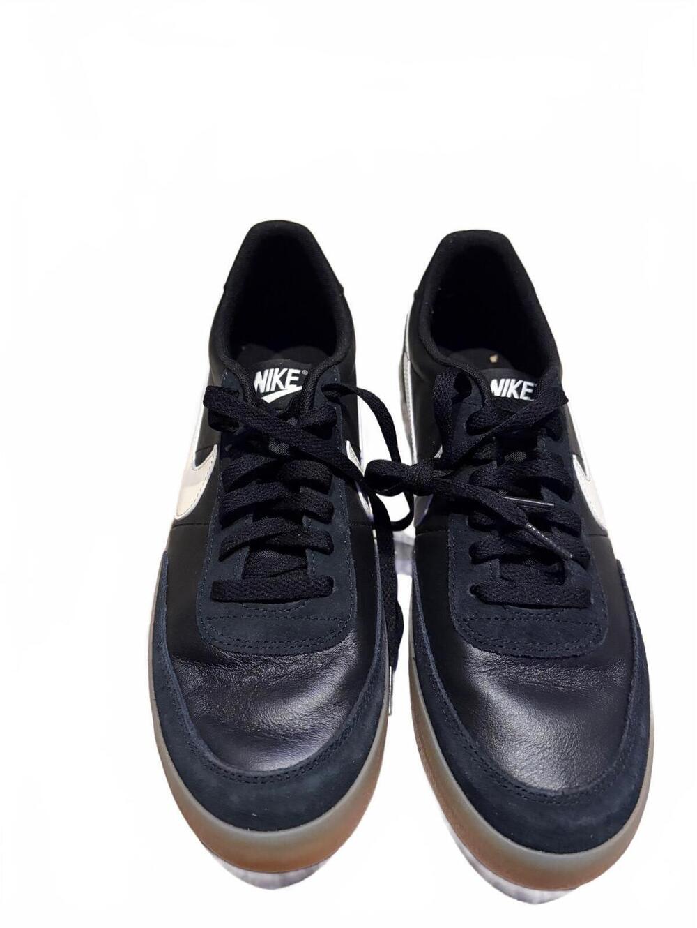 Nike Killshot 2 Black leather shoes M9/ W 10.5 New w/ defects No box